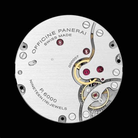 panerai p6000 movement review|panerai manually wound movement.